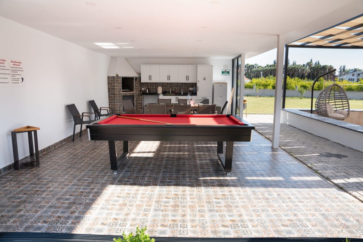Villa My Serenity Dalyan pool table - billard
